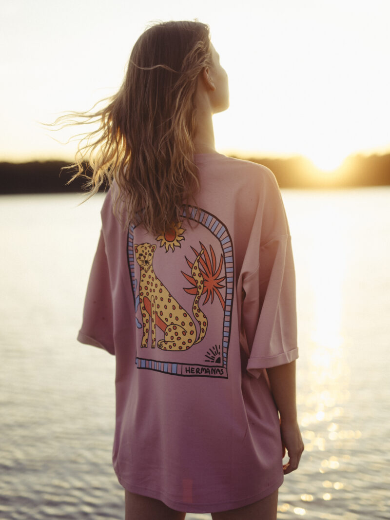 T-shirt Allie Sunset Leopard