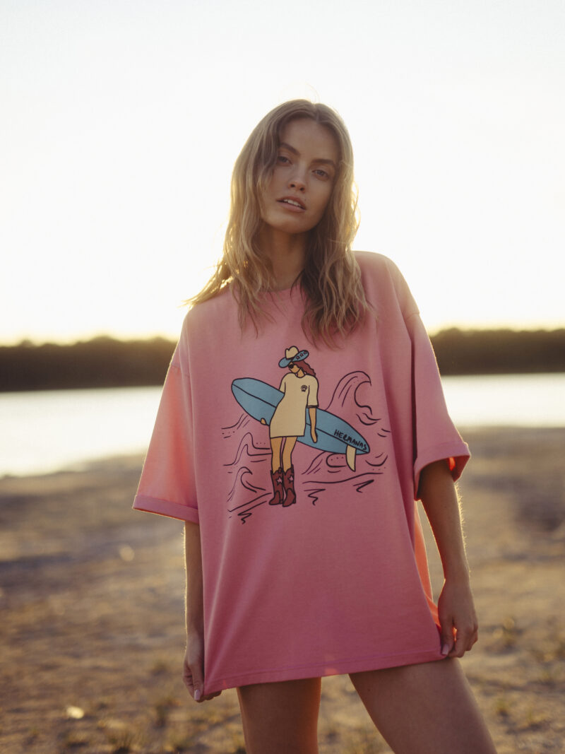 T-shirt ALLIE PINK WAVE