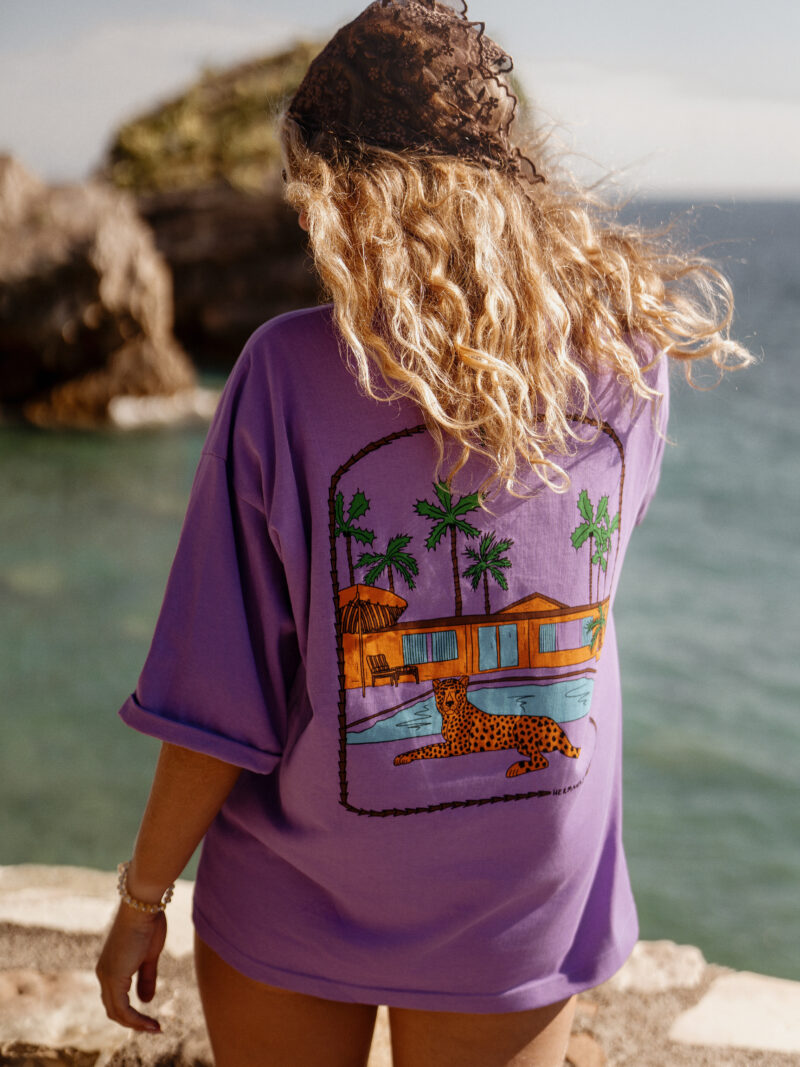 t-shirt allie leopard chill mode
