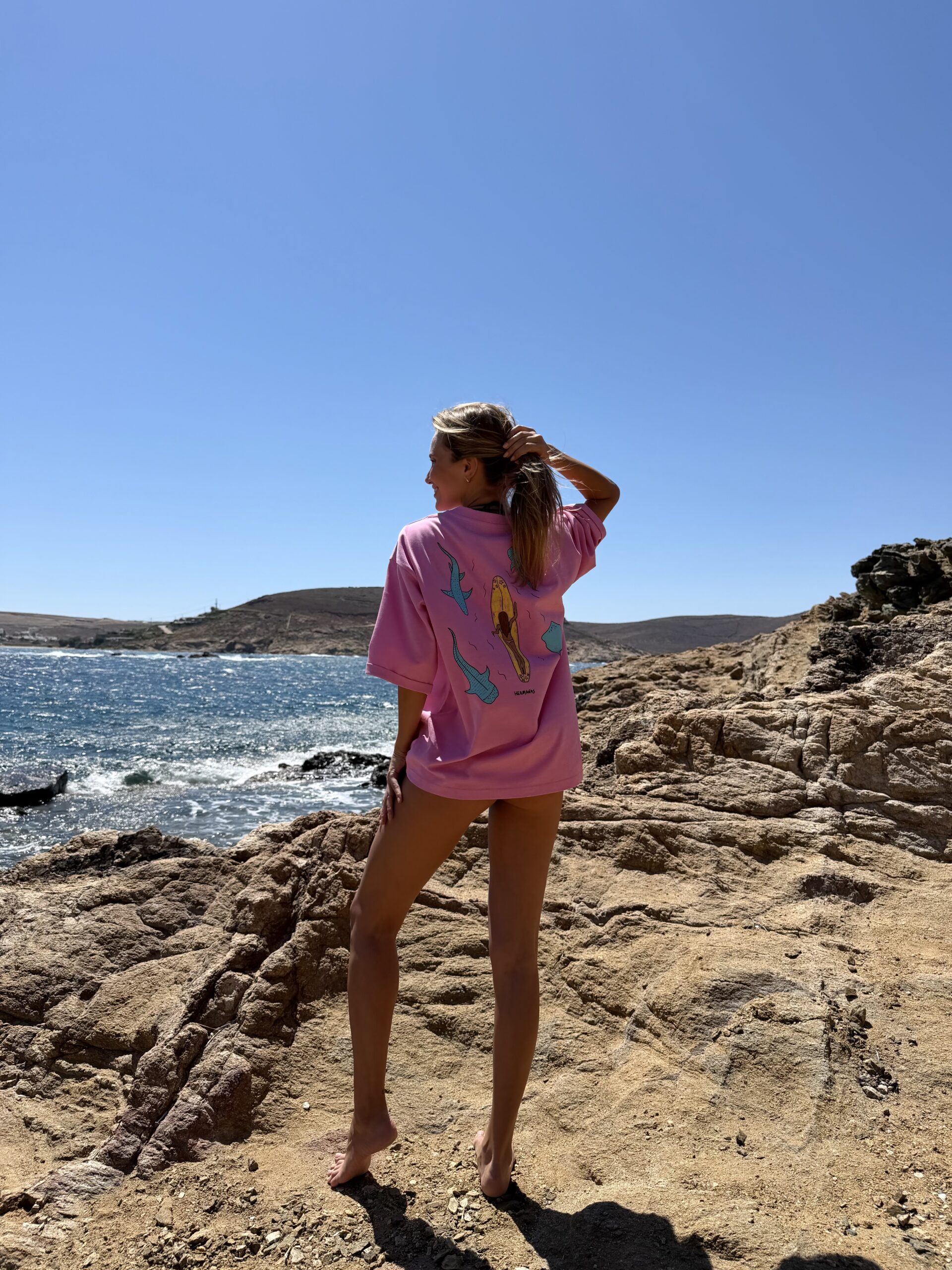 T-shirt Allie Shark Wave - Obraz 3